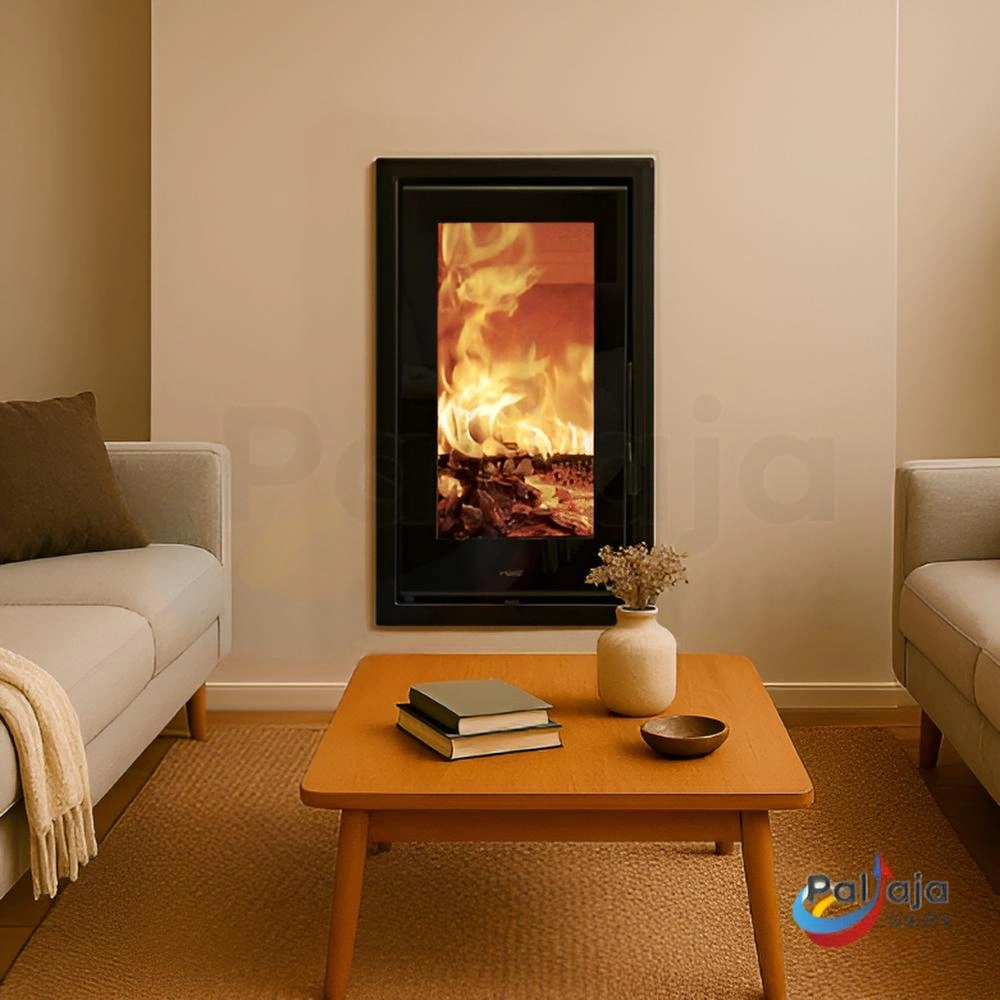 Malkinė krosnelė Kunst Insert Willow 8 kW namuose