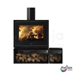 Malkinė krosnelė Kunst Wengue Asymmetric Store 6.7 kW