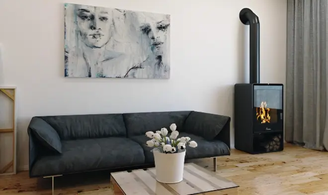 Malkinė krosnelė Lacunza Atlantic-613 namuose