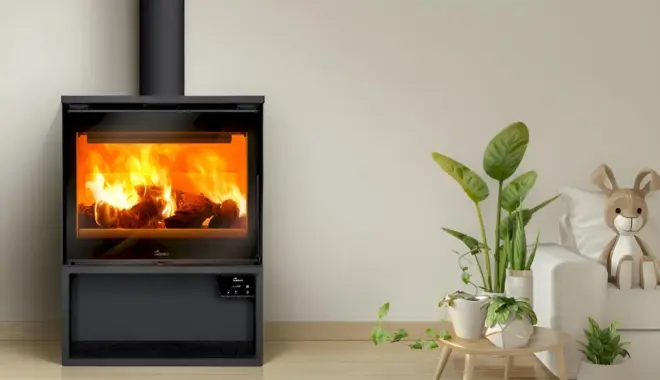 Malkinė krosnelė Lacunza Roma 700 viduje