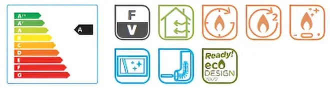 Malkinė krosnelė Lacunza Stelar 93 9 kW info