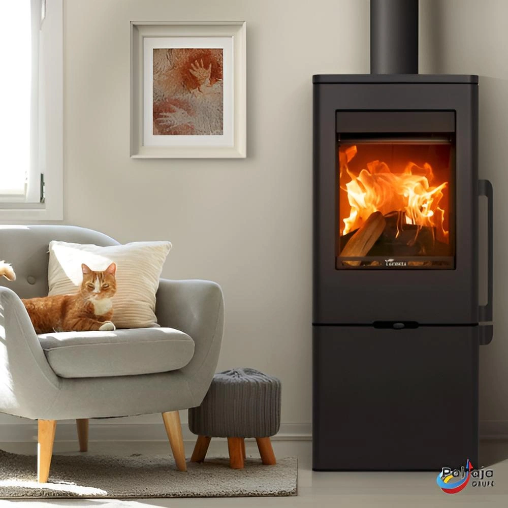 Malkinė krosnelė Lacunza Vela 5.5–7.1 kW namuose