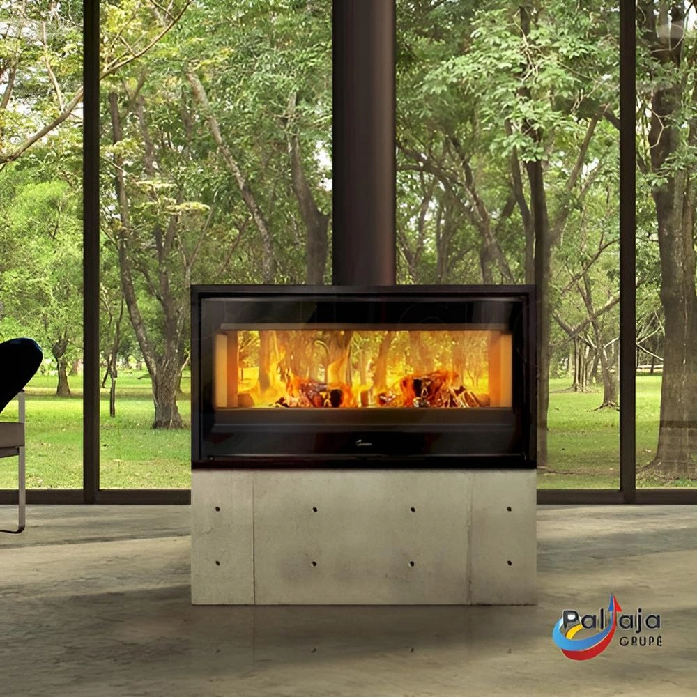 Malkinė krosnelė Lacunza Verona 1000 viduje