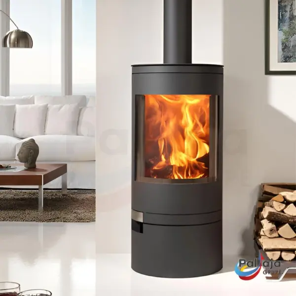 Malkinė krosnelė Panadero Akita 6,3kW viduje