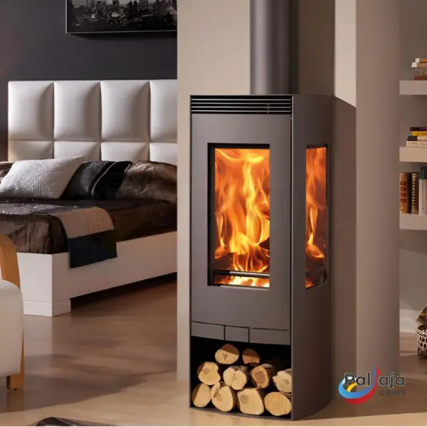 Malkinė krosnelė Panadero Alba 9,5kW viduje
