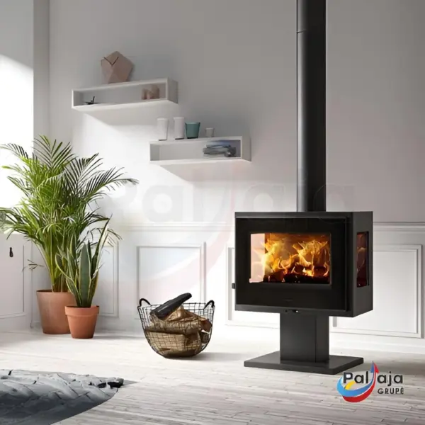 Malkinė krosnelė Panadero Atlantic 3v 5,9kW viduje