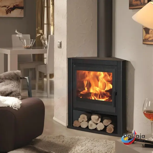 Malkinė krosnelė Panadero Faro 6.9 kW viduje