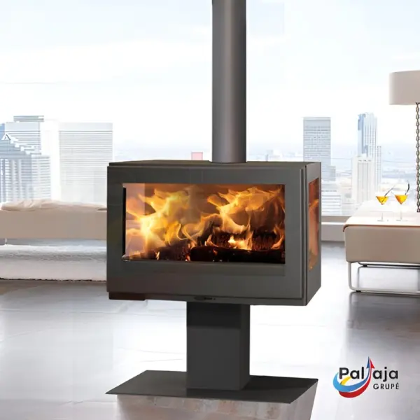 Malkinė krosnelė Panadero Harmonie 7,2kW viduje