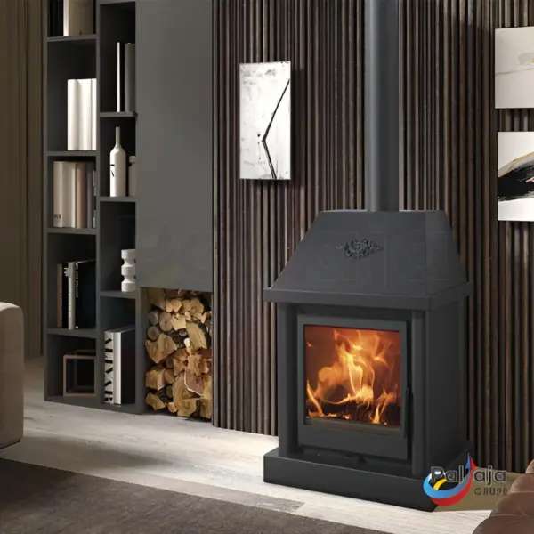 Malkinė krosnelė Panadero LA MANCHA 9,8kW viduje