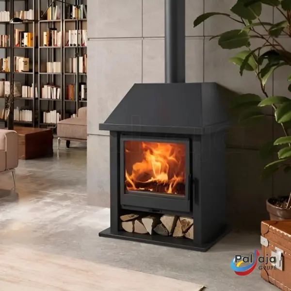 Malkinė krosnelė Panadero MONTBLANC 9,8kW viduje