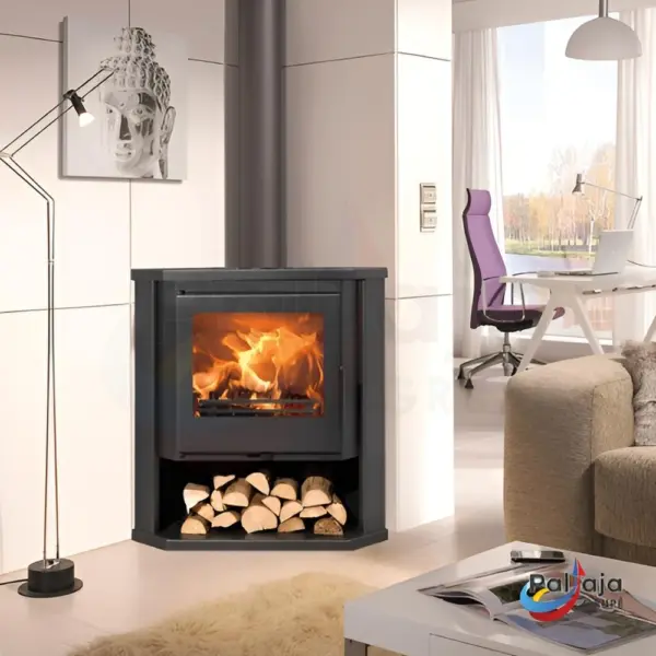 Malkinė krosnelė Panadero Sintra 7kW viduje