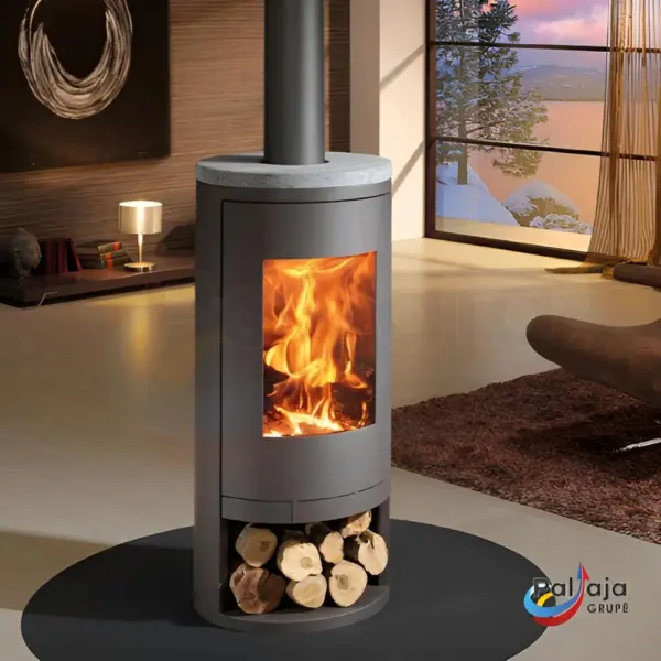 Malkinė krosnelė Panadero Sydney 6,3kW viduje