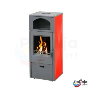 Malkinė krosnelė Plamen Laguna 8 kW raudona