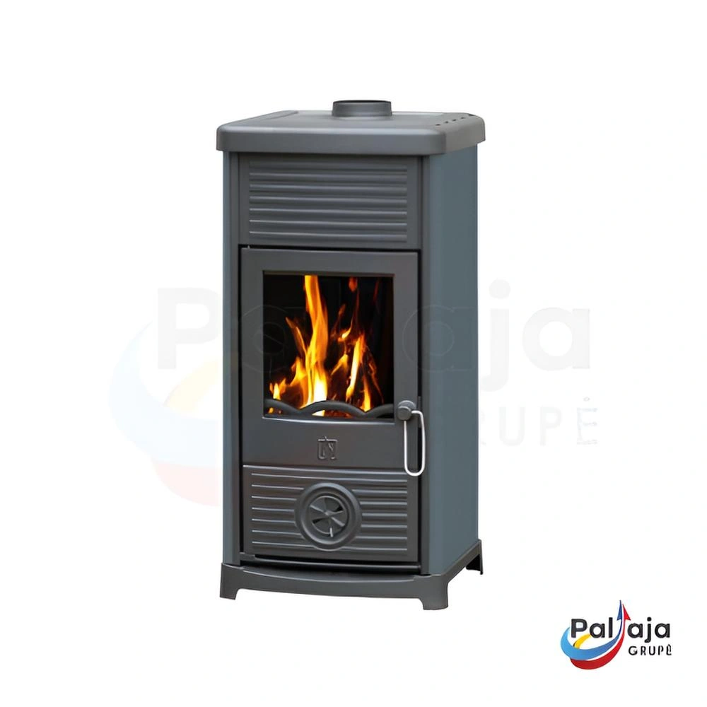 Malkinė krosnelė Plamen Maestral N 6.5 kW pilkai mėlyna