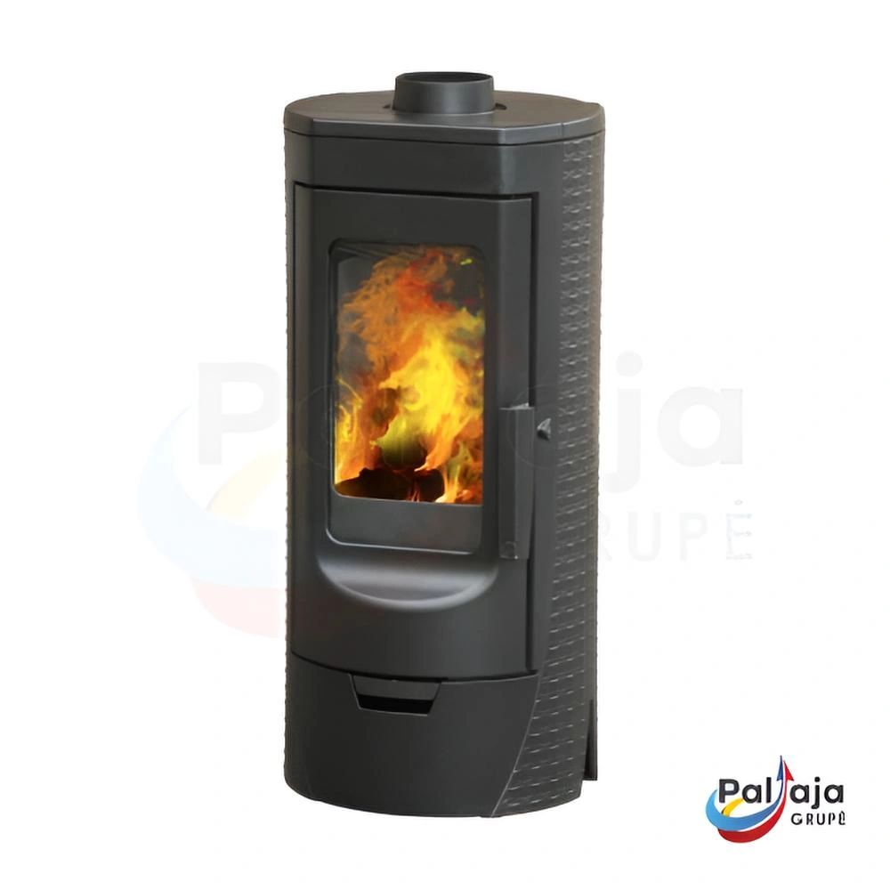 Malkinė krosnelė Plamen Tara 6 kW juoda