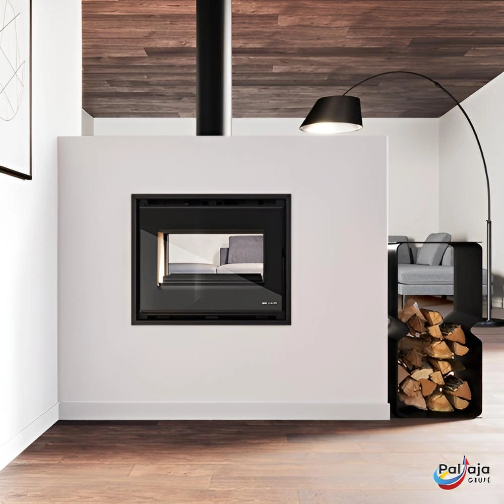 Malkinis židinys EvaCalor DIEGO 8, 7kW namuose