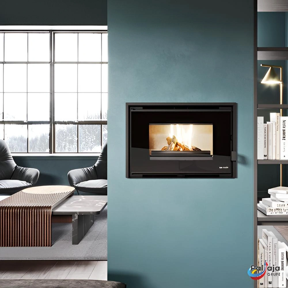 Malkinis židinys EvaCalor GIORGIO 8, 7kW namuose
