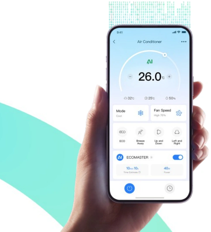 Midea SPLIT EZ telefono programėlė