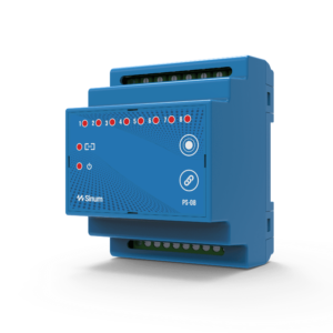 Relės modulis DIN bėgiui PS-08