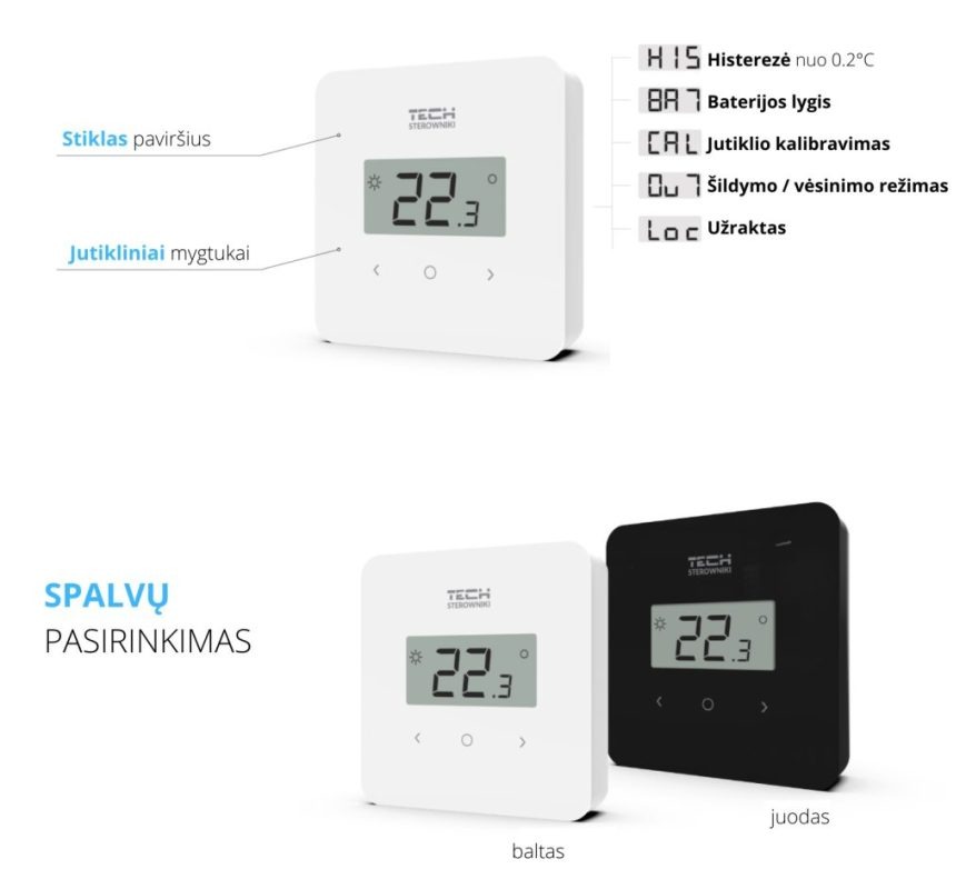 r-8bplus termostatų informacija