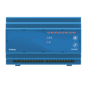PS-08 230 relės modulis DIN bėgiui