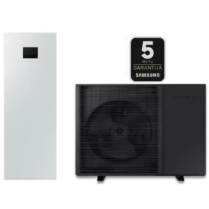Naujos kartos propaninis R290 Samsung šilumos siurblys su integruota talpa.