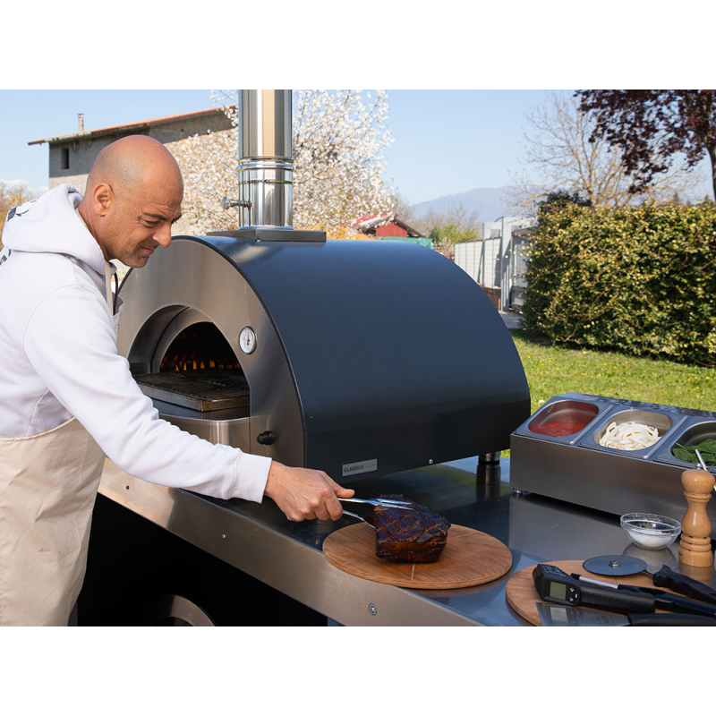 Lėto kepimo rinkinys Dujinei Alfa Forni 5 Pizze Moderno – Paveikslėlis 4