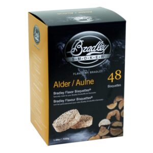 Alksnio medienos briketai Bradley Smoker 48 vnt.