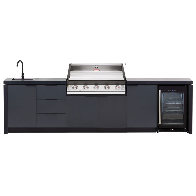 Lauko virtuvė Cabinex Premium su Beefeater 1600S 5 degiklių dujiniu griliumi