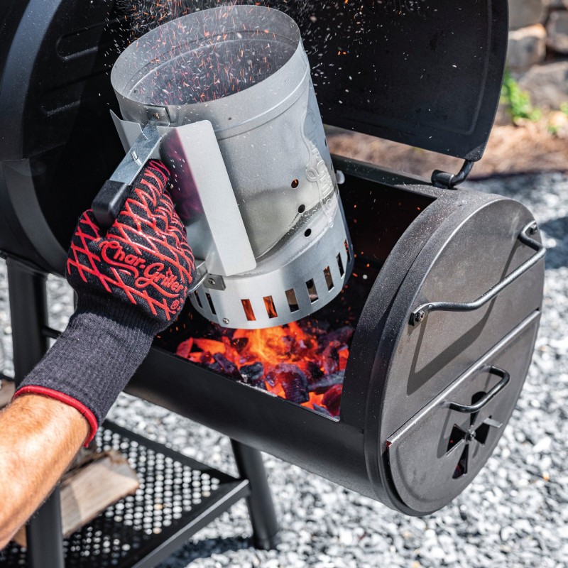 Nešiojama lauko kepsninė Char-Griller Fire Box – Paveikslėlis 2