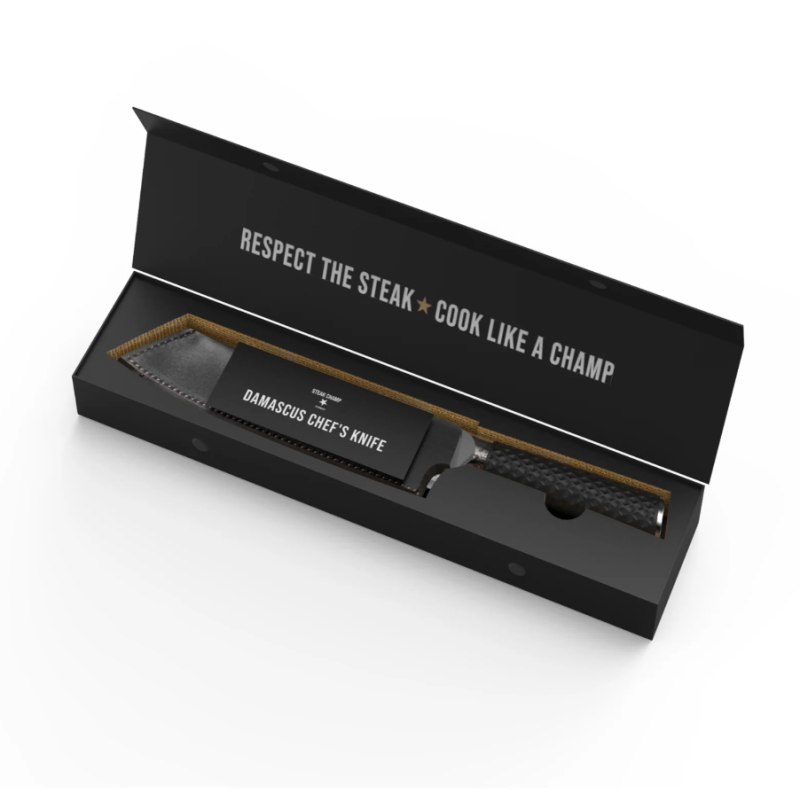 Damasko plieno peilis Steak Champ – Paveikslėlis 2