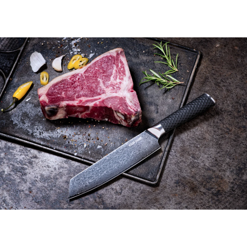 Damasko plieno peilis Steak Champ – Paveikslėlis 4
