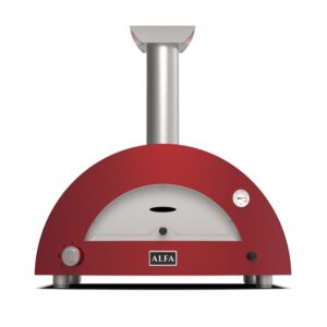 Dujinė Hibridinė Picos Krosnis Alfa - MODERNO 2 Pizze : Spalva - Antique Red