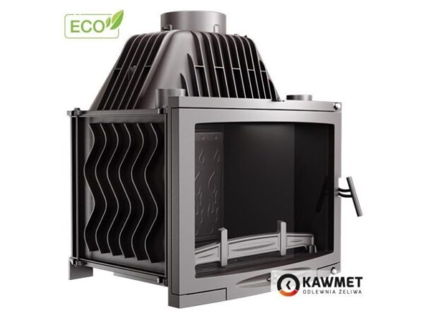 Malkinis židinys KAWMET W17 Panorama (16,1 kW) ECO iš kairės