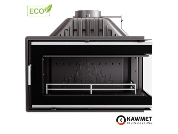 priekis, vidus tuščias. Ketaus židinys KAWMET W16 PB/LB (13,5 kW) ECO