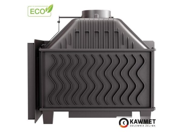 Ketaus židinys KAWMET W16 PB/LB (13,5 kW) ECO nugarėlė