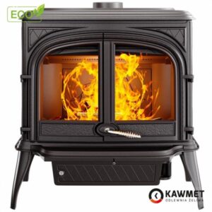 Malkinė krosnelė KAWMET Premium ARES S7 ECO 11,3kW su ugnimi