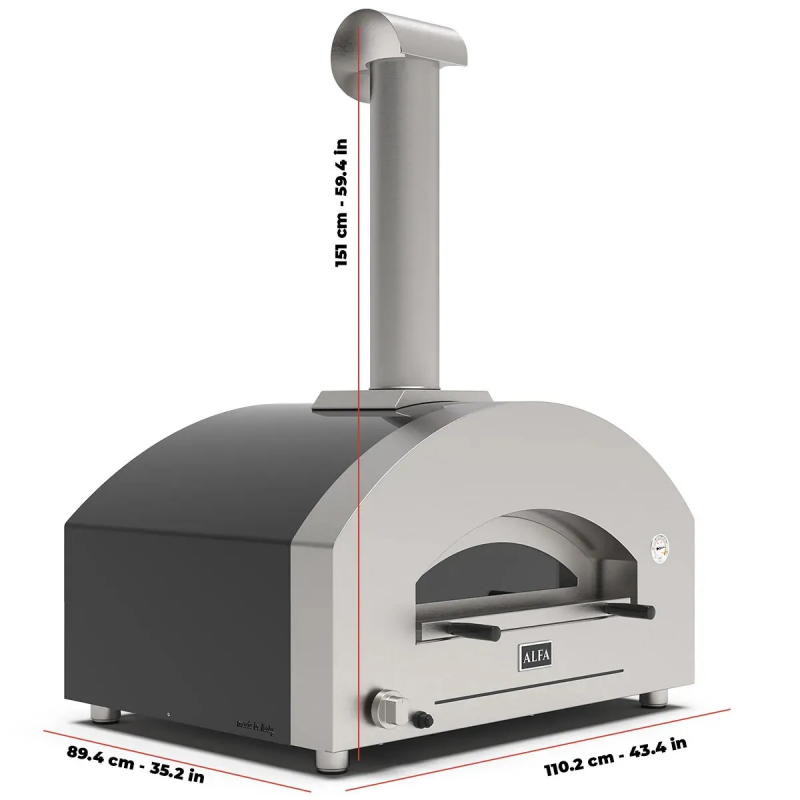 Hibridinė Picos Krosnis Alfa Futuro 4 Pizze – Paveikslėlis 2