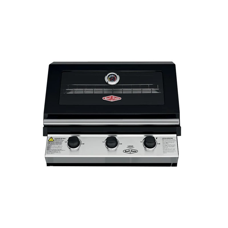 Įmontuojamas dujinis 3 degiklių grilis BeefEater 1200E