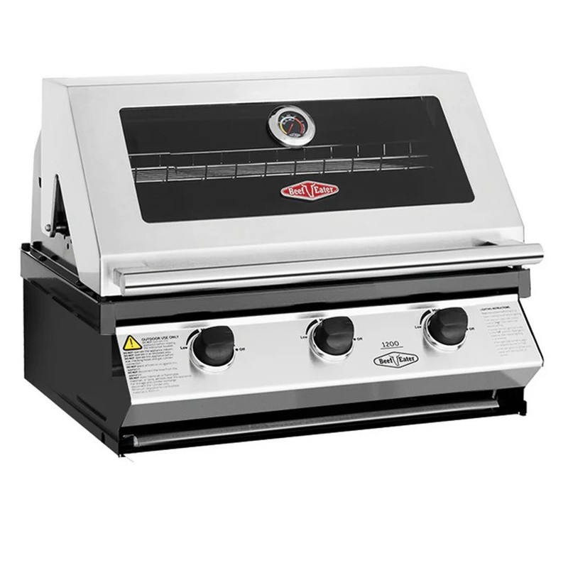 Įmontuojamas dujinis 3 degiklių grilis BeefEater 1200S – Paveikslėlis 3