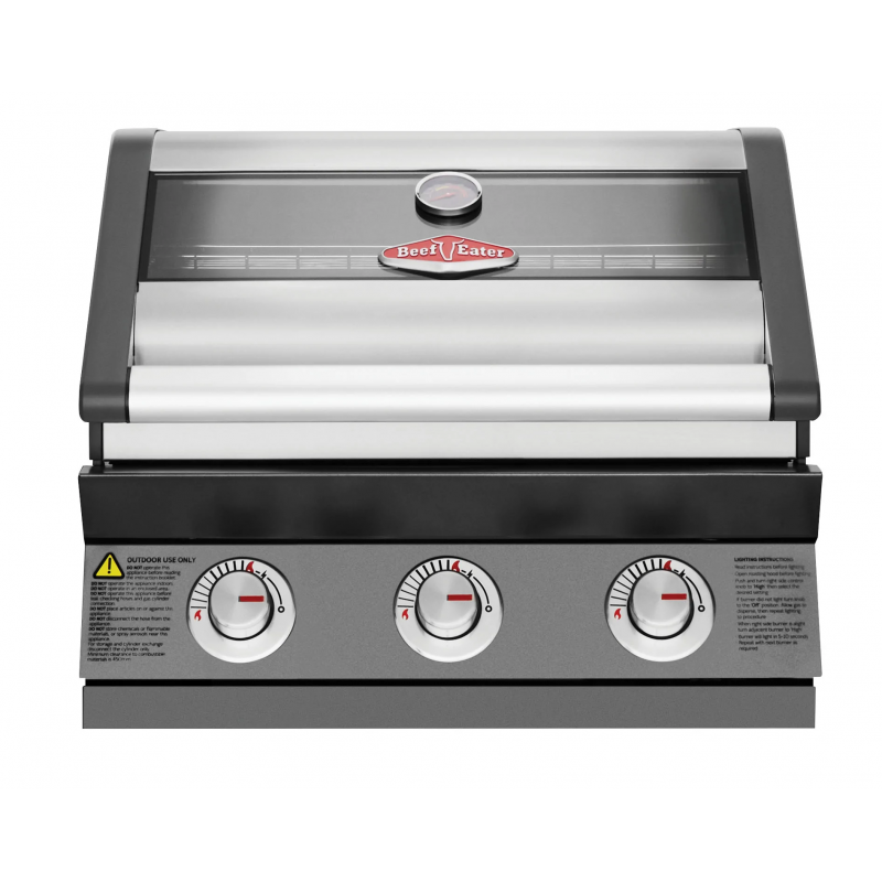 Įmontuojamas dujinis 3 degiklių grilis BeefEater 1600E
