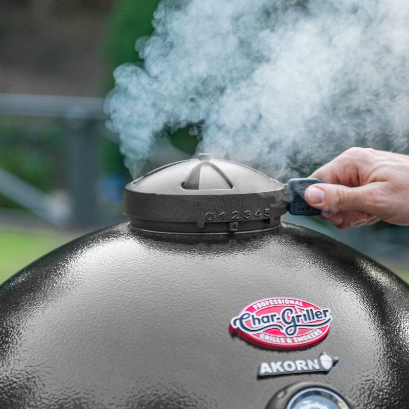 Anglinis lauko grilis Kamado Char-Griller Akorn 57cm – Paveikslėlis 6