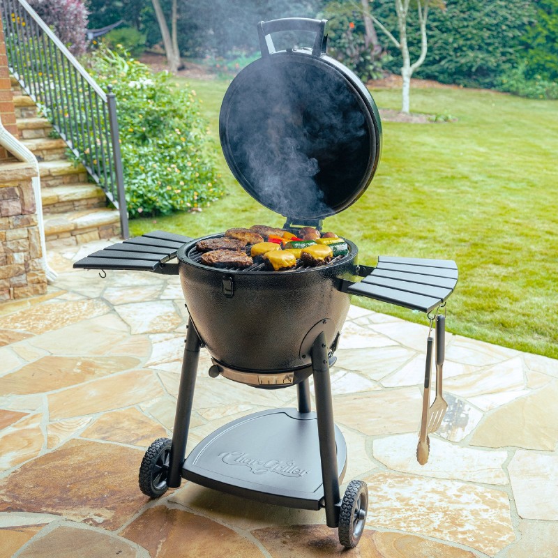 Anglinis lauko grilis Kamado Char-Griller Akorn 57cm – Paveikslėlis 10