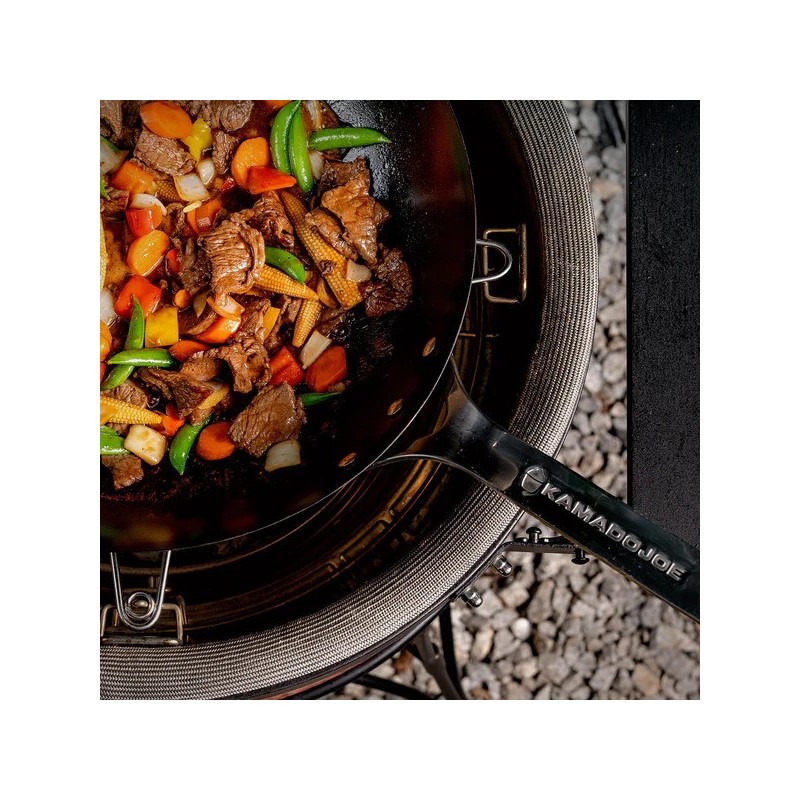 Anglies plieno Wok keptuvė Kamado Joe 40cm – Paveikslėlis 5