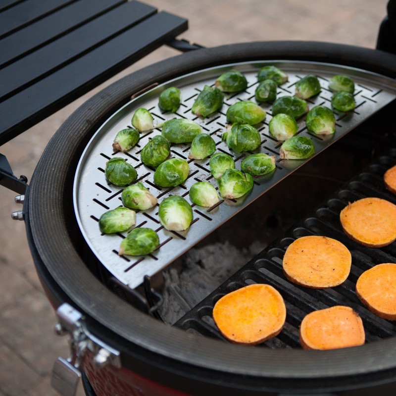 Kamado Joe nerūdijančio plieno pusmėnulio grotelės žuviai ir daržovėms Big Joe – Paveikslėlis 4