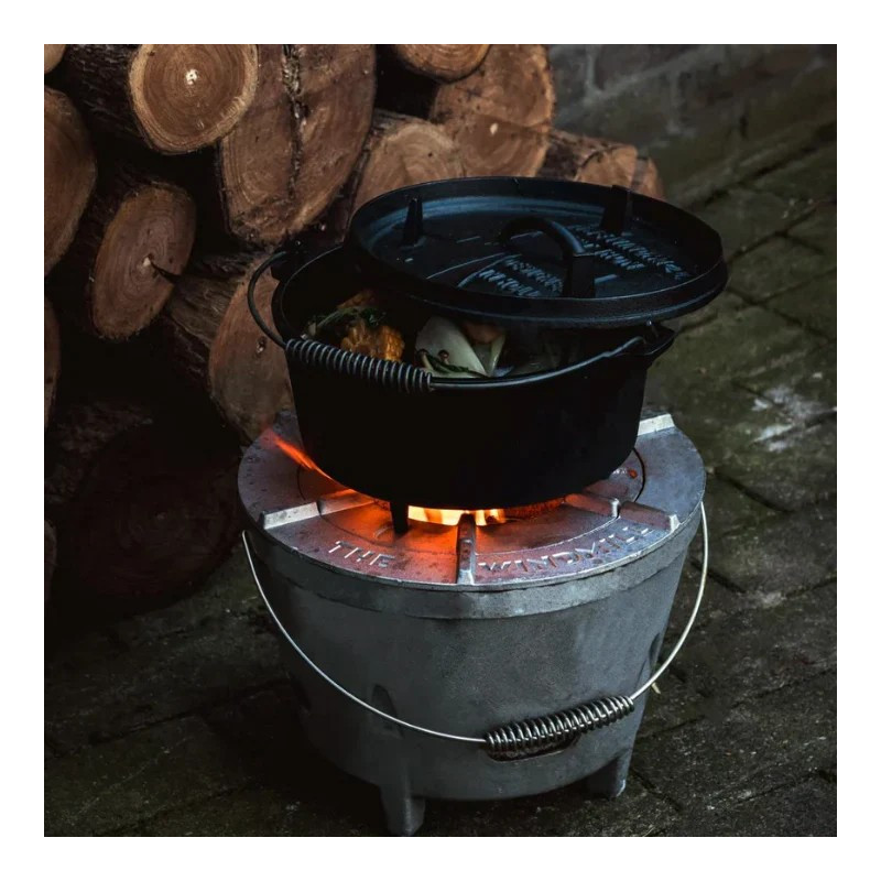 Ketaus puodas The Windmill Dutch Oven 3.8 L (su kojelėmis) – Paveikslėlis 2