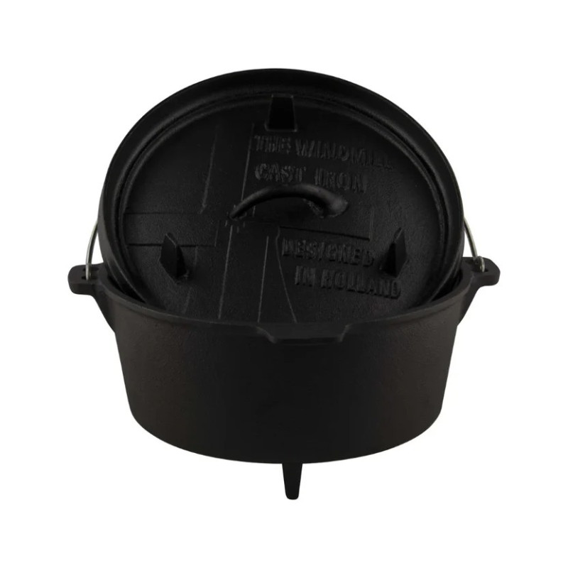 Ketaus puodas The Windmill Dutch Oven 3.8 L (su kojelėmis) – Paveikslėlis 6