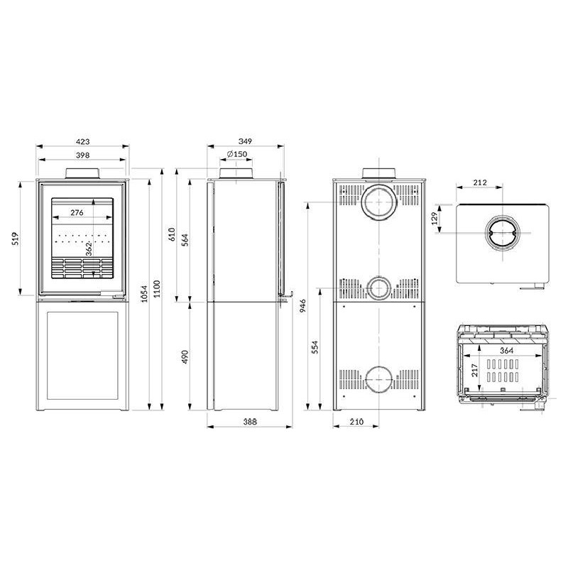 Krosnelė KAWMET HARITA S15v L-BOX ECO – Paveikslėlis 8