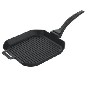 Rifliuota ketaus keptuvė nuimama rankena Steak Champ