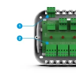 Valdiklis termostatinėms pavaroms EU-L-5s iš arti, skaičiukai